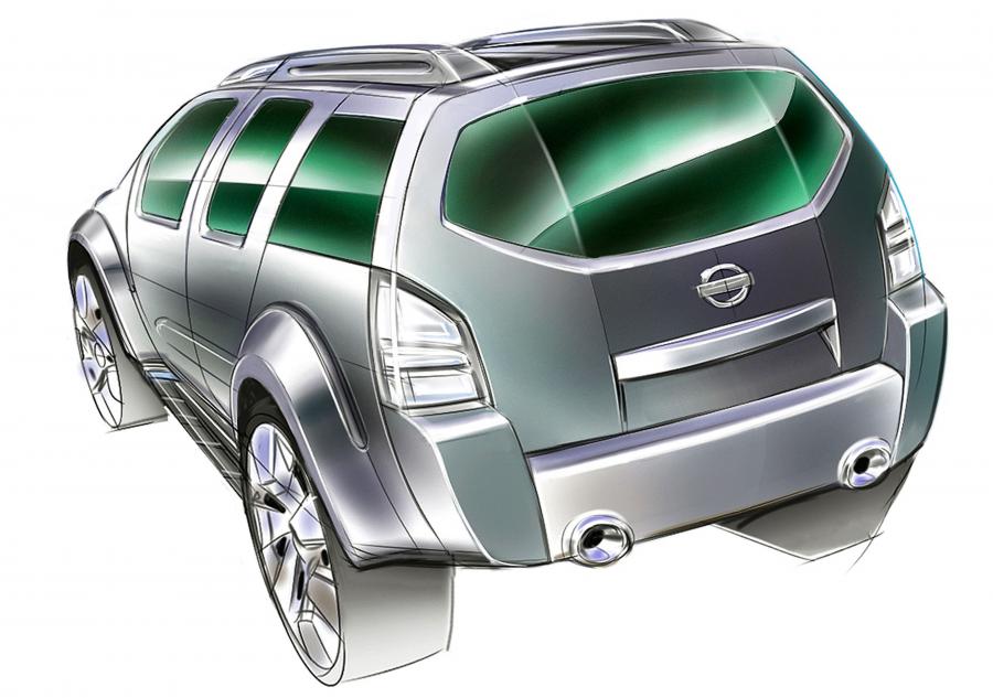  Nissan Dunehawk Concept 2003 года  (фото 4 из 23)